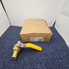 (QTY 6) Bestpex 41184 Brass Ball Valve 1" P x 1" P