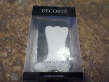DECORTE GUASHA GUA SHA PLATE JAPAN MADE NEW IN SEALED BOX  4 FACE AND BODY $35