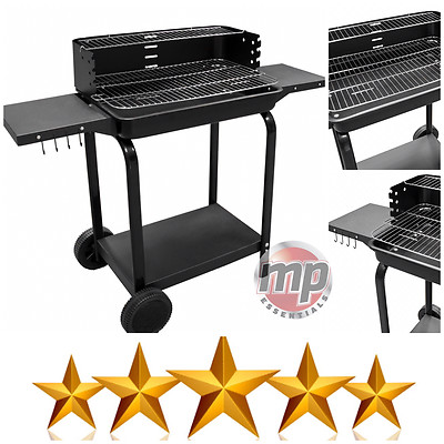 Benross Jardin Patio Extérieur robuste en acier Chariot Deluxe En Acier Jardin Patio Extérieur Chariot Barbecue Au