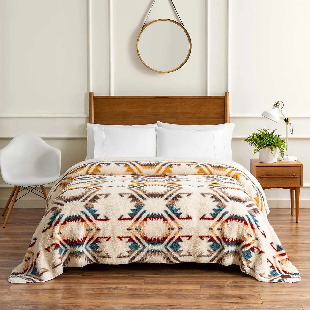 Pendleton Sherpa Fleece Blanket Choose Size Color eBay