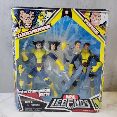 Marvel Legends Wolverine Forge Hasbro 2 Pack Rare - Box Wear