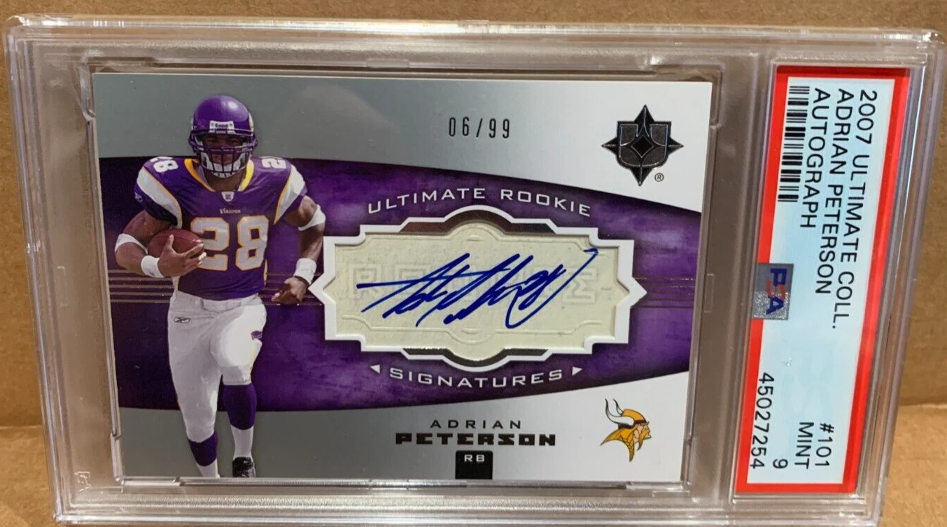 Adrian Peterson Ultimate Collection #101 Autograph