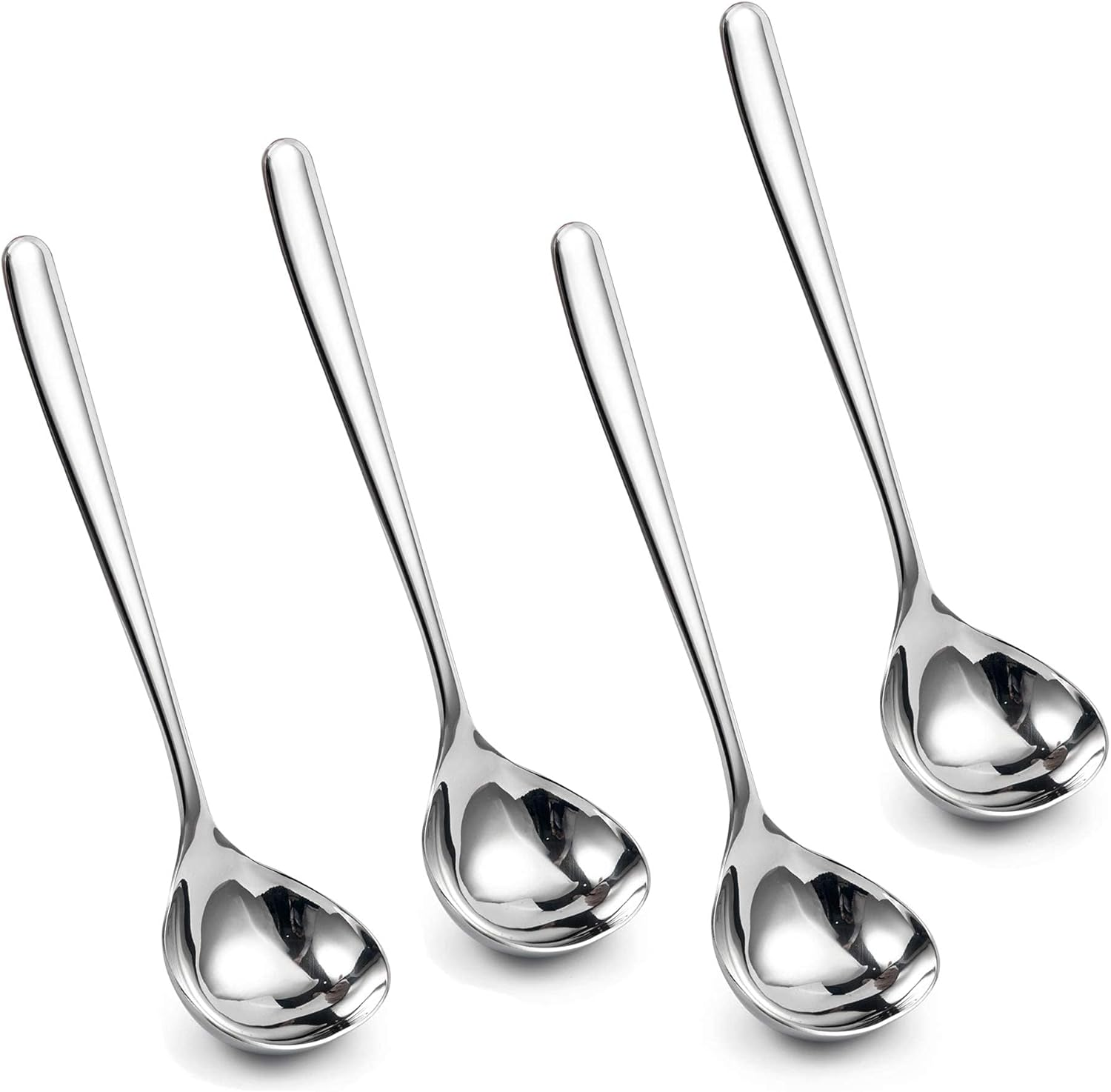 Small Ladle Sauce Ladle SUS304 Stainless Steel Small Serving Ladle 8-Inch, Set o