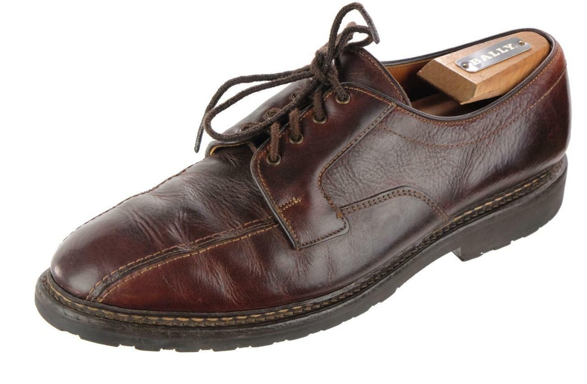 Allen Edmonds Mapleton Oiled Leather Oxford Shoes Mens 10.5 C Dark Brown Vibram‎ Allen Edmonds Park Ave Cap Toe Dark Chili Leather Oxford  main image 2