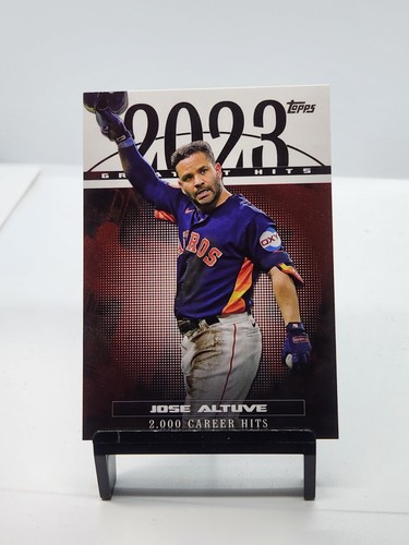 2024 Topps Series 1 Jose Altuve 2023 Greatest Hits Houston Astros #23GH