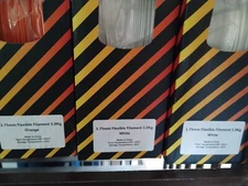 Flashforge 3D Printer Filaments Lot of 6 total , 1.75mm Spool-