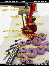 SIOUX Valve Seat Grinding Stones 12ps With Stone Dresser & 6pcs Pilots + Holder