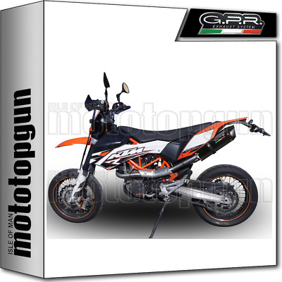 GPR EXHAUST HOM FURORE BLACK KTM ENDURO 690 2007 07 2008 08 2009 09 2010 10