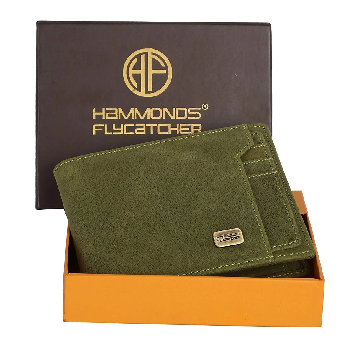 BRAND NEW AUTHENTIC HAMMONDS FLYCATCHER BI FOLD MEN S LEATHER