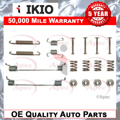 Fits Ford Ka Peugeot 206 Renault Clio Brake Shoes Fitting Kit Rear Ikio