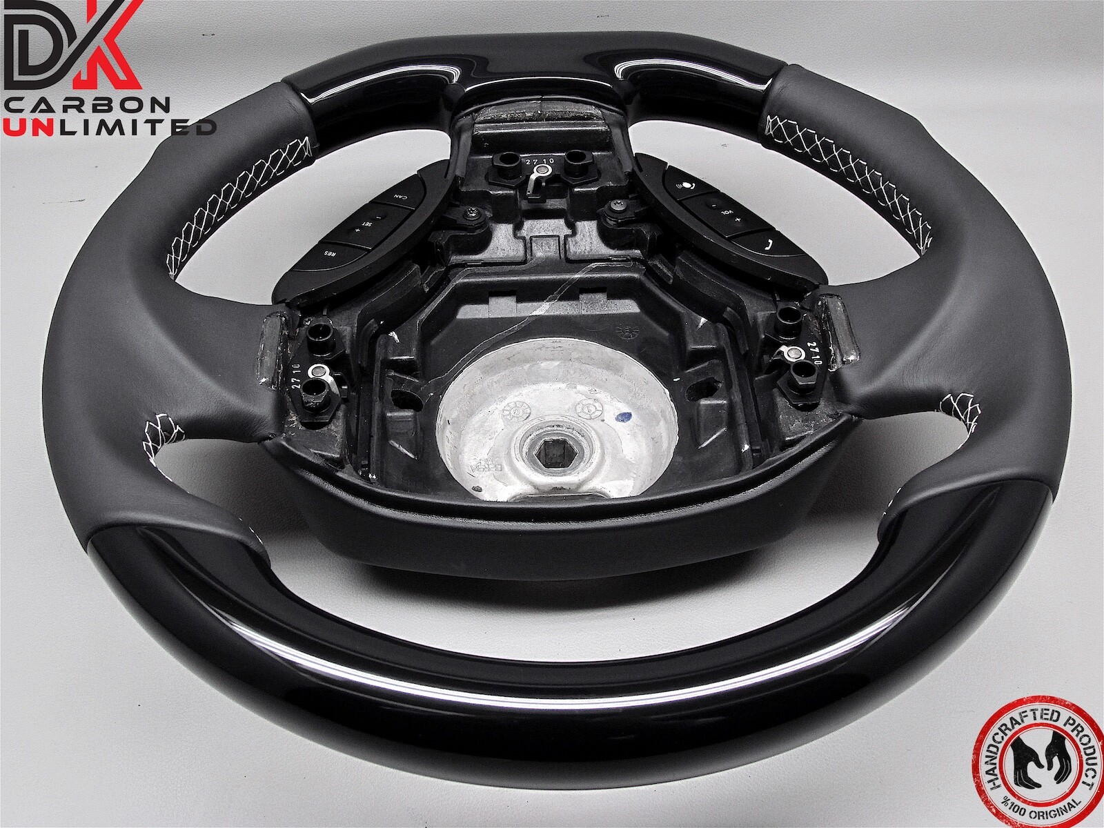Aston Martin DBS Rapide DB9 Vantage Virage Alcantara Piano Black Steering Wheel