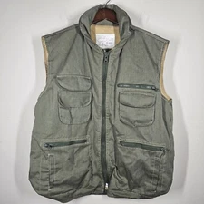 S. E. I.  Co Ranger Vest 9 Pocket Olive Green Mens Large