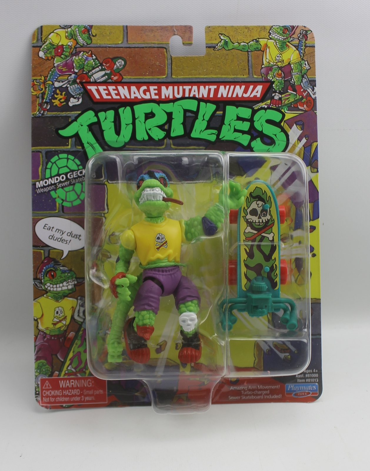 Figura de acción Tortugas Ninja TMNT Mondo Gecko