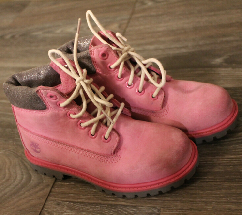 pink timberland work boots
