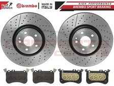 MERCEDES A45 AMG CLA 45 GLA 45 AMG DISCHI FRENO BREMBO ANTERIORI & PASTIGLIE FRENO BREMBO