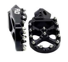 COBRA FOOT PEGS ALL MODELS BLACK FLO MOTORSPORTS FOOTPEGS