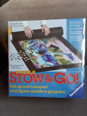 Puzzle Stow& Go! Roll Up And Transport Your Jigsaw Puzzle in Progress