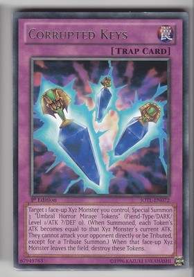 YU-GI-OH Corrupted Keys Rare JOTL-DE072 englisch Korrumpierte Schlüssel