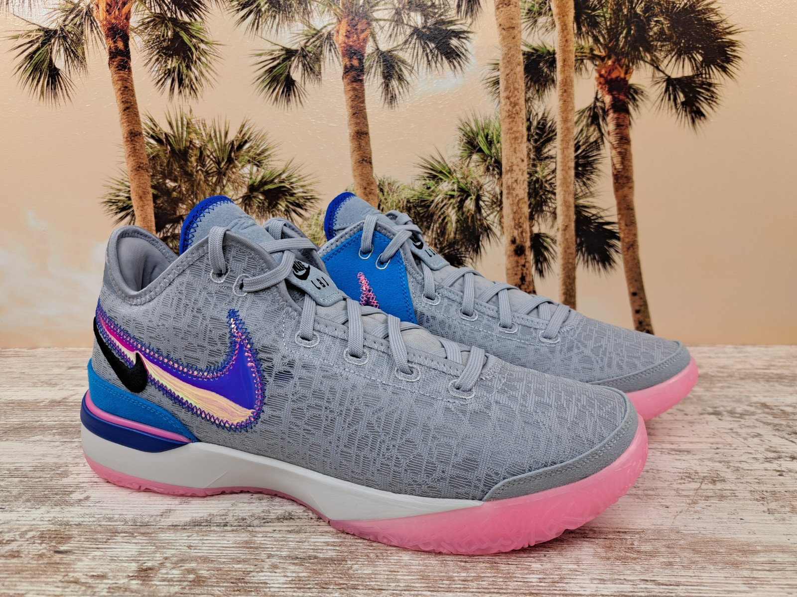 Nike Zoom Lebron NXXT Gen Wolf Grey Basketball Shoes DR8784 002