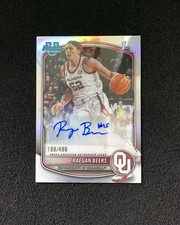 2025-26 Topps Bowman Chrome U Refractor Raegan Beers 1st Auto 188/499 VS37
