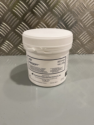 ASP PRESEPT Brausetabletten Desinfektionstabletten 100 x 2,5 g EXP 2028 Brandneu