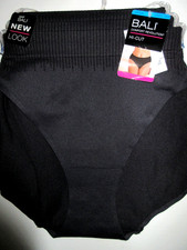 Bali HI CUT 3-Pack Underwear Panties Comfort Stretch Nylon seamless black 2XL/9