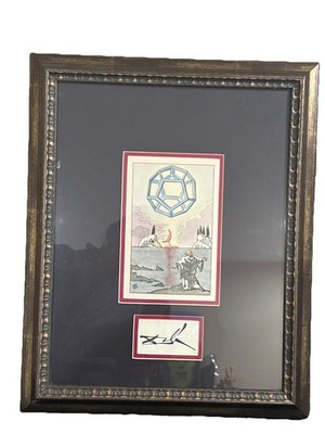 Salvador Dali Framed  Of Repentance  1st Ed Essays Of Michel De Montigne Framed