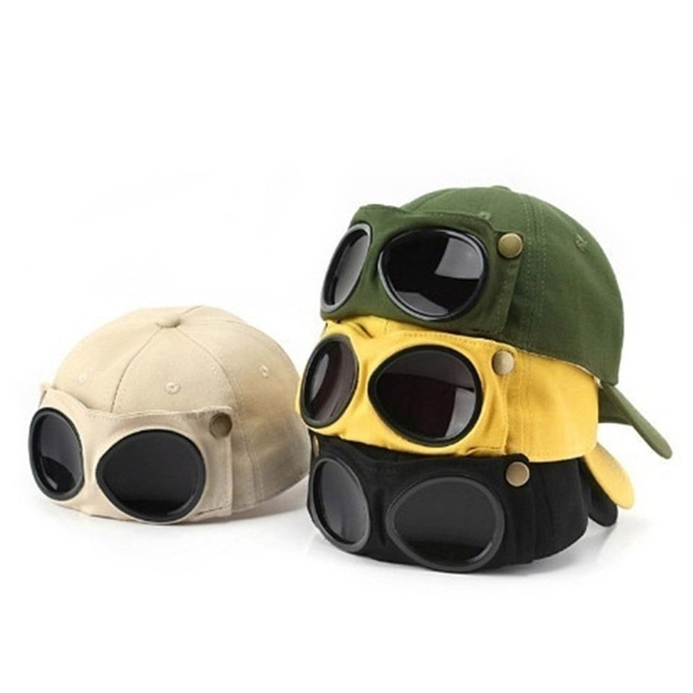 APL Protezione UV punta berretto cappello da sole occhiali baseball cappello pilota