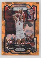 2023-24 Panini Prizm Orange Ice Prizm Seth Lundy #138 0gg4