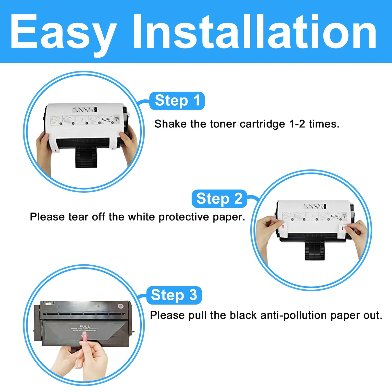 Toner compatible 407254 pour votre espace de télétravail sur serie SP200 - 2