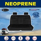 <!--F#f_0-->Ford Ranger PK XL Single Cab 2009-2011 Neoprene Black Custom FRONT Bench Seat<!--F/-->