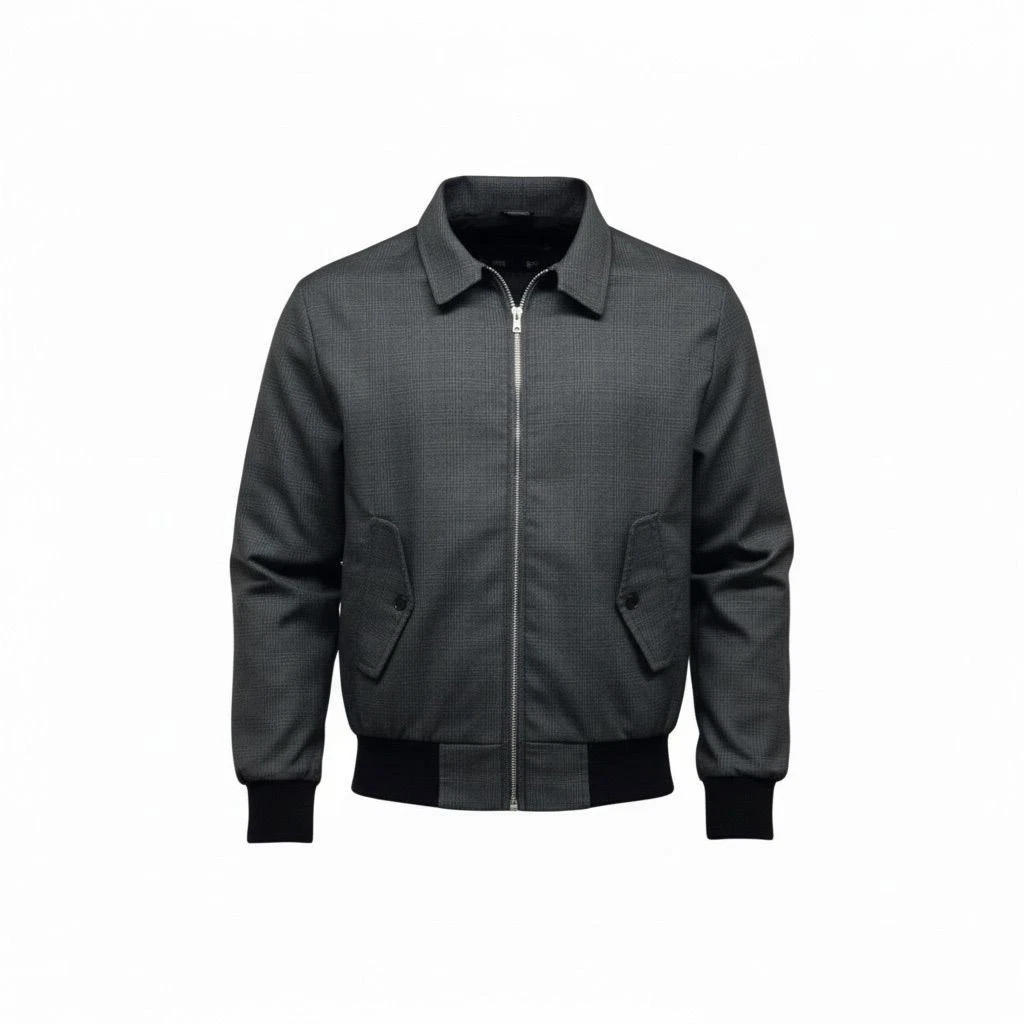 New Men's 'Prince of Wales' Check Harrington Jacket Coat Classic Retro MOD
Opens in a new window or 