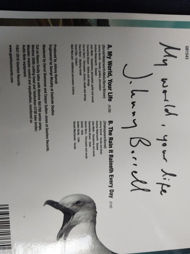 SIGNED JOHNNY BORRELL 7" Vinyl Single My World, Your Life Limited Ed. UK IMPORT - Picture 6 of 24