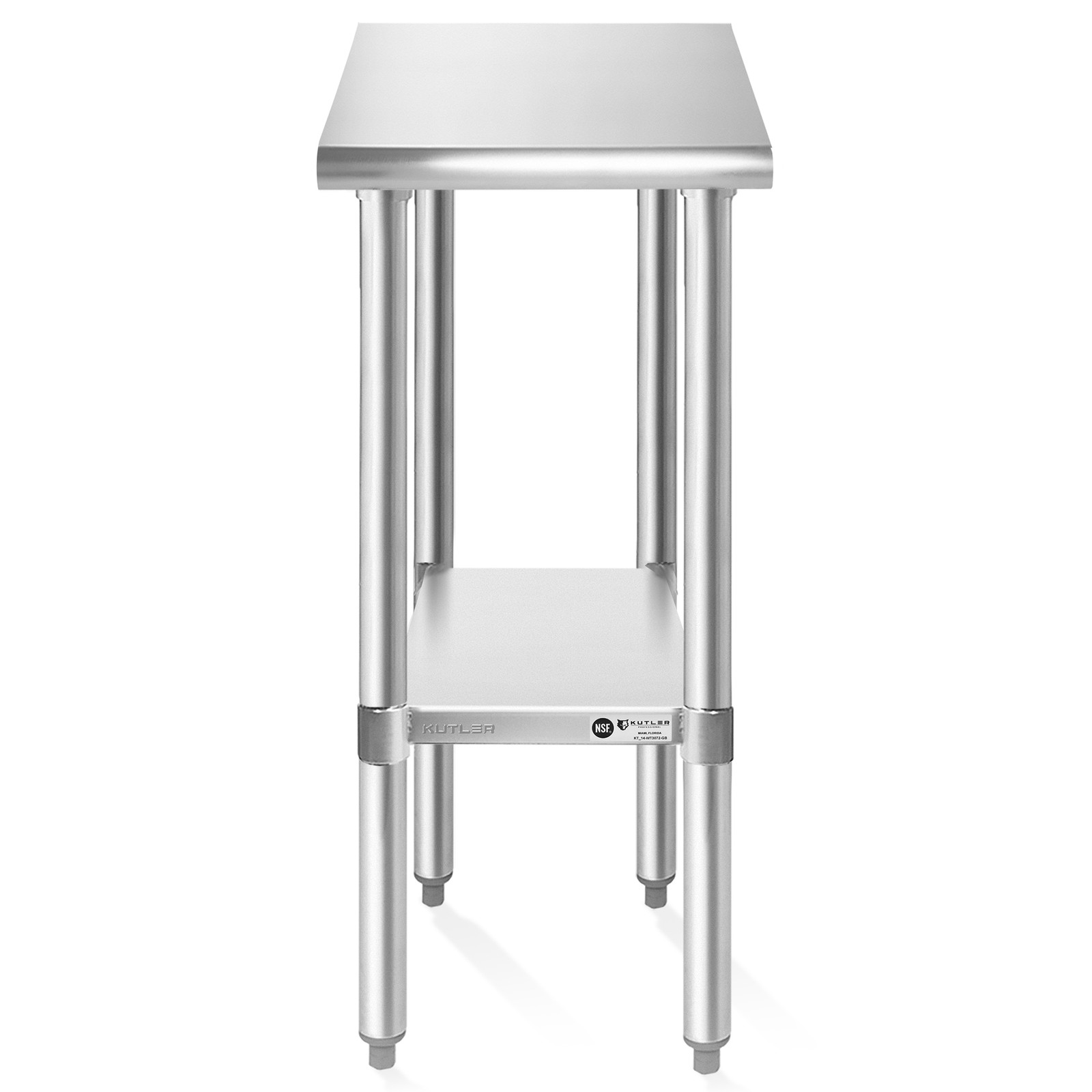 30x12 Stainless Steel Table, NSF Commercial Restaurant Kitchen Prep & Work Table