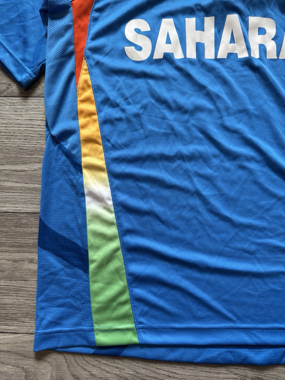 India Cricket National Team Jersey Shirt Sahara Nike Men’s Size L 409960-480 thumbnail 8