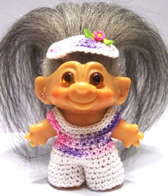 Troll Doll Clothes For 2 1/2'' or 2 3/4'' DAM CROCHET OUTFIT COMBINE SHIPPING NEW