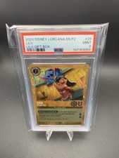 2024 DISNEY LORCANA EN P2-PROMO LILO GIFT BOX 25 LILO - ESCAPE ARTIST PSA 9