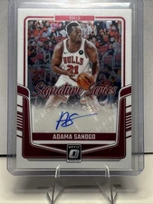 2024-25 Donruss Optic -  Adama Sanogo #SS-SAN Signature Series Bulls