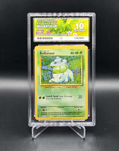 Bulbasaur ACE 10 Gem Mint Classic Collection Holo 001/034 2023 Pokemon