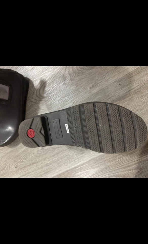 Botas de chuva impermeáveis Chelsea originais Hunter, cinza/marrom, tamanho 8 - Imagem 3 de 3