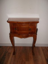 Beistelltisch Nachttisch Blumentisch Telefontisch mit Intarsien