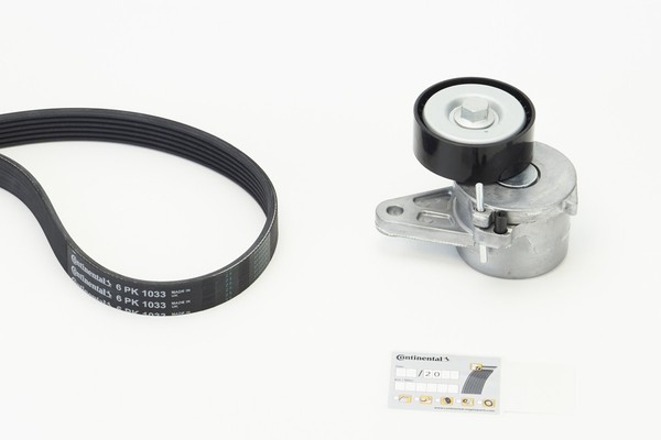 Continental Ctam Keilrippenriemensatz 6PK1033K1 FüR VW Passat B8 3G2 CB2 ROC A11-image