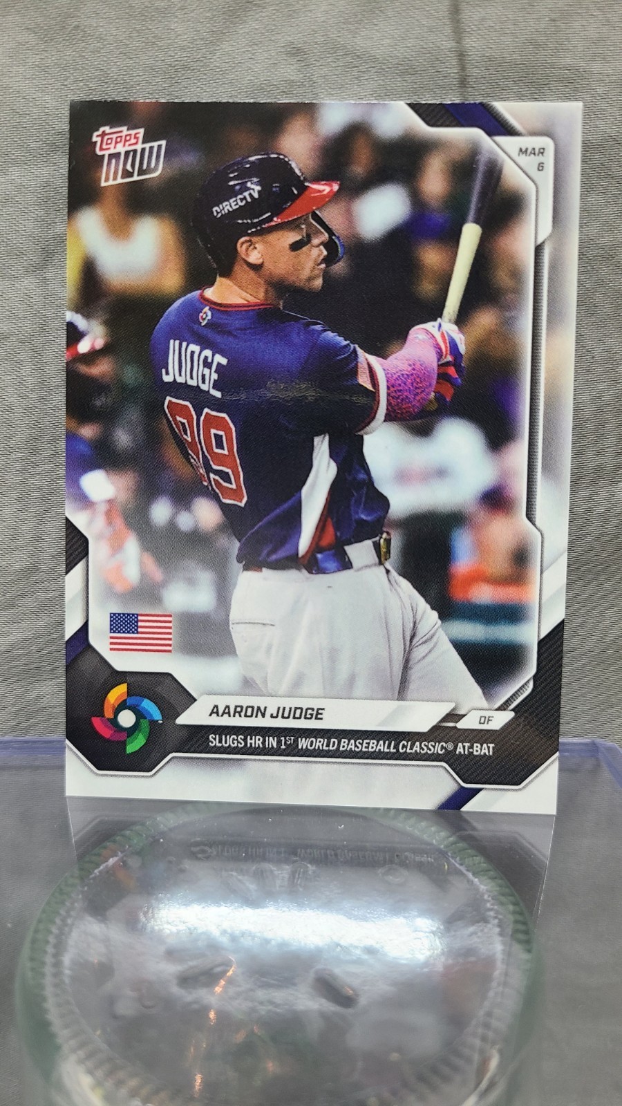 2026 Topps Now Aaron Judge WBC HR In 1st At Bat #WB8