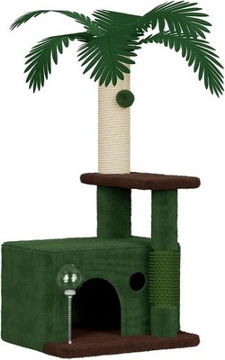 DOGAT Katzenbaum Turm 90 cm für Indoor Katzenklettergerüst mit Kratzbaum