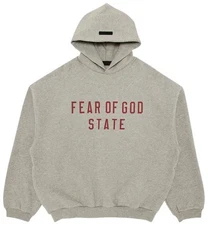 Fall/Winter 2024 Fear of God Essentials Fleece Hoodie 'Dark Heather' (XS-XL)