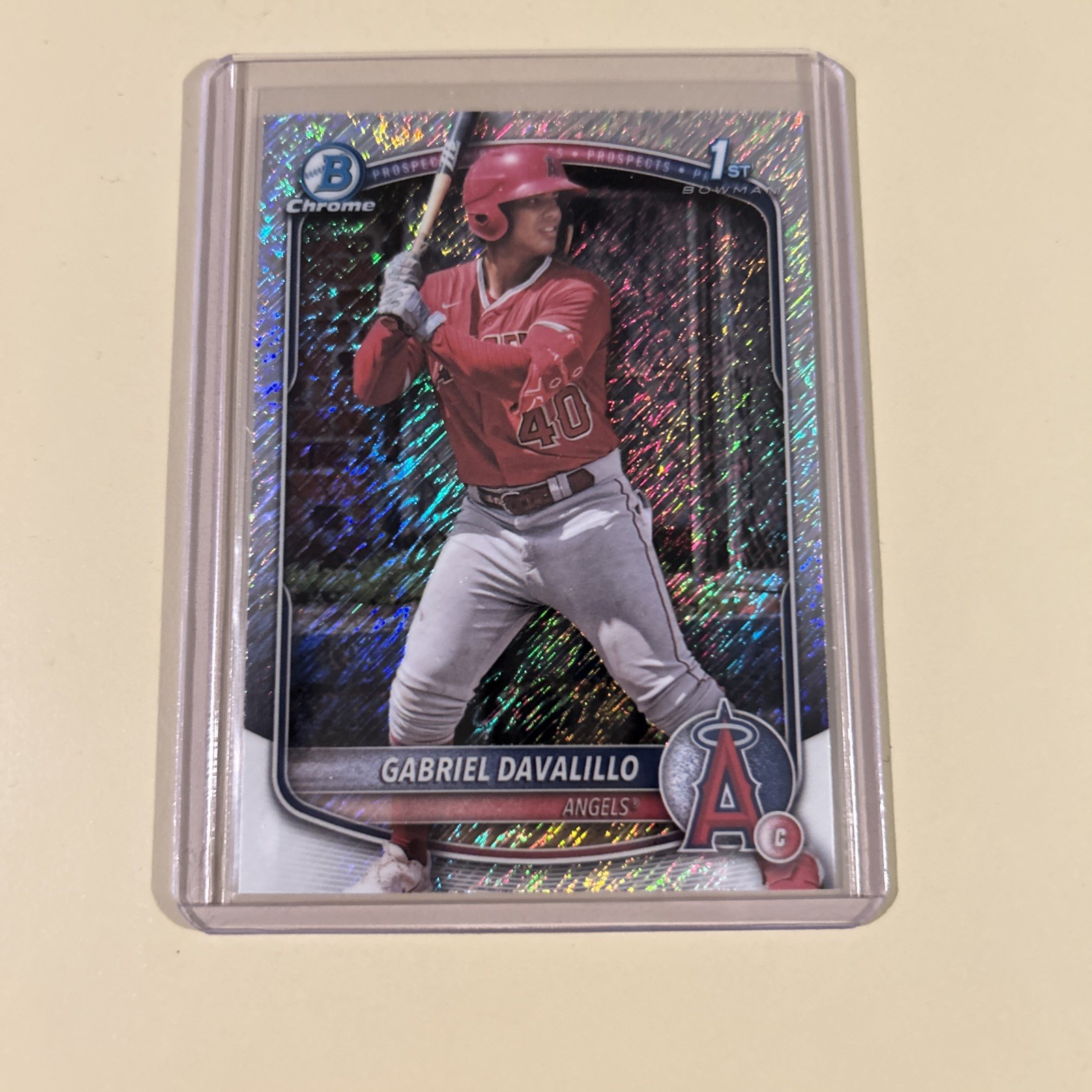 2025 Bowman Chrome Gabriel Davalillo 1st Shimmer #BCP-178 Angels