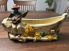 Vintage 1950’s McCoy Calypso Banana Planter Yellow