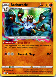 Barbaracle 107/196 Holo Rare Lost Origin