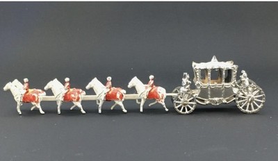 Vintage 1953 Queen Elizabeth Coronation Coach & Horses