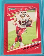 2021  Donruss Press Proof Red  #121 Daniel Sorensen KC Chiefs Football Card X1